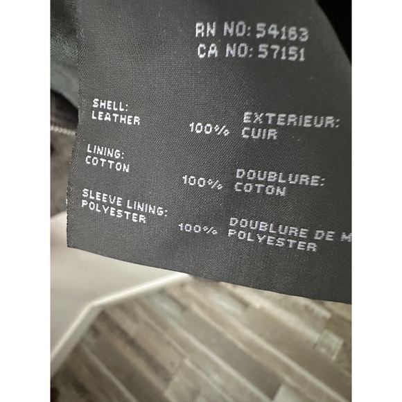 Marc NY Andrew Marc Womens 100% Leather Suede Moto Jacket Gray Full Zip Size S - Picture 6 of 13